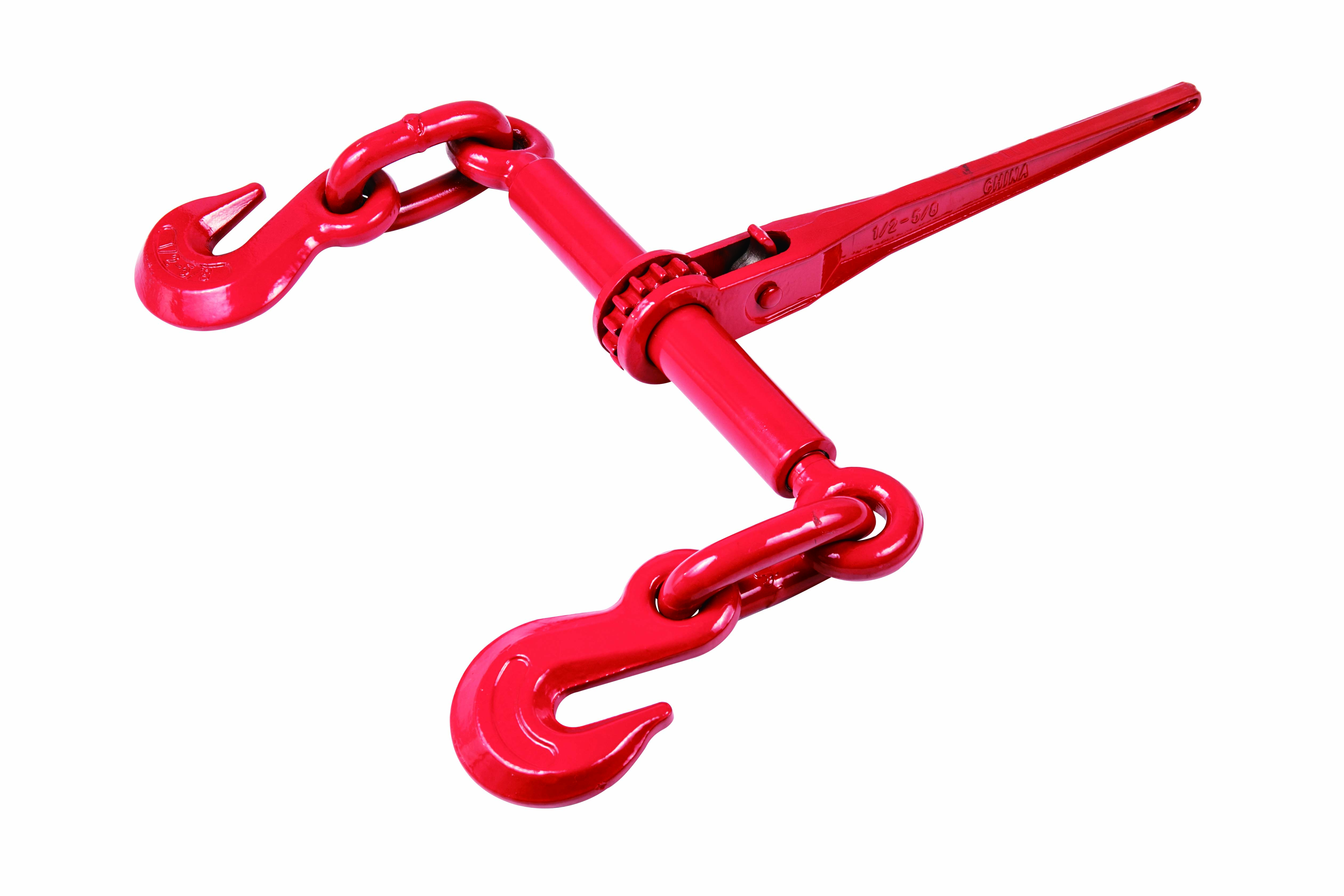 2 X Ratchet Chain Load Lever Binder 1/2"5/8",Grade 70/43, 13,000 lbs