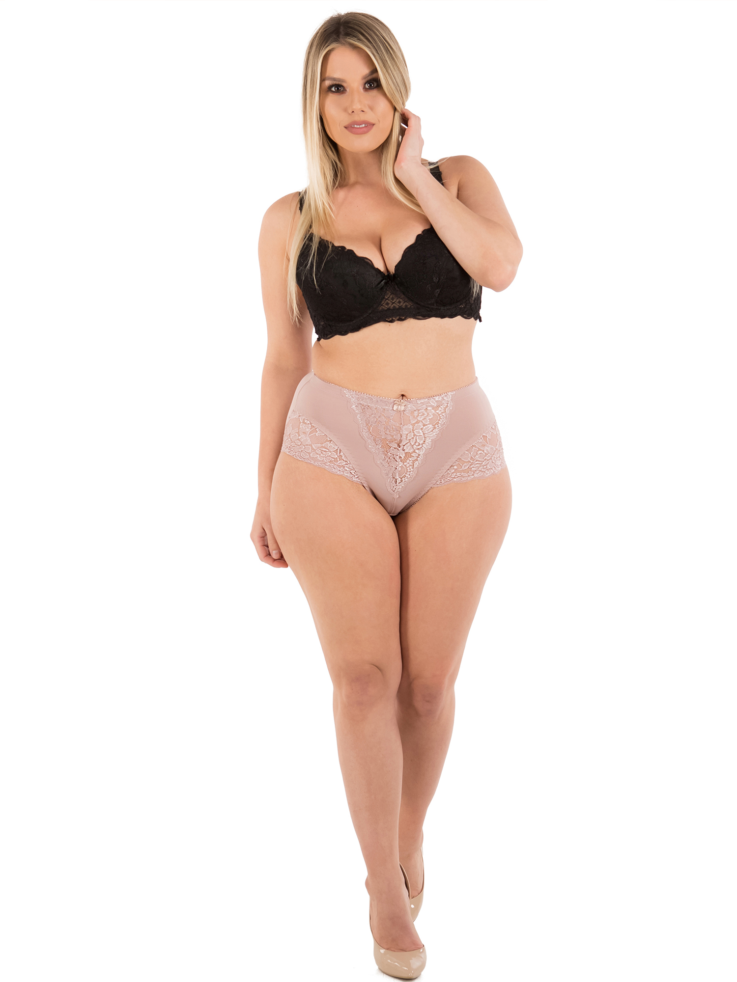 Barbra Womens Underwear Light Control Full Coverage Girdle Panties 6 Pack Ebay 6372