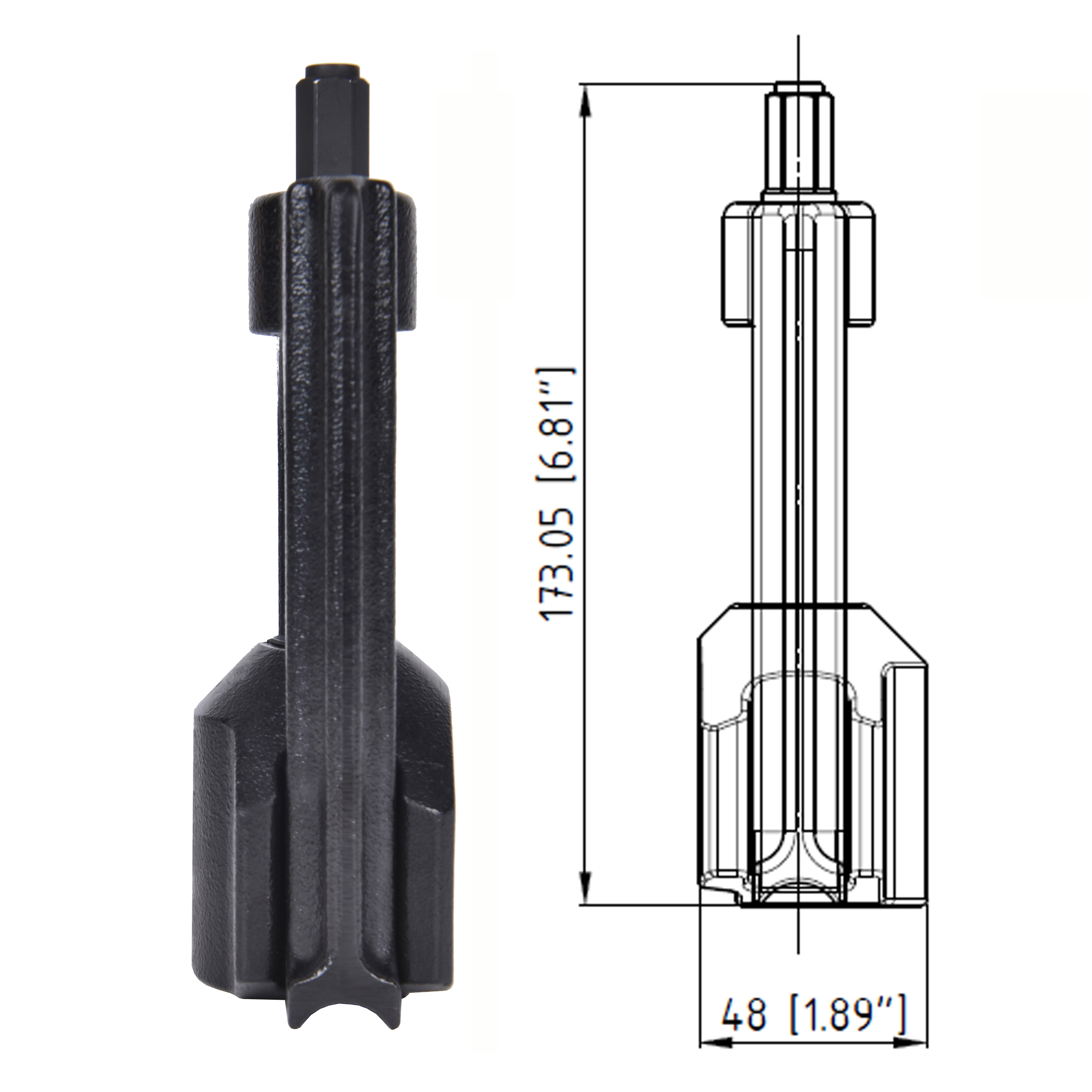 Aain AA035 Automotive UJoint Puller tool 1.5"1.25" O.D. bearing cups