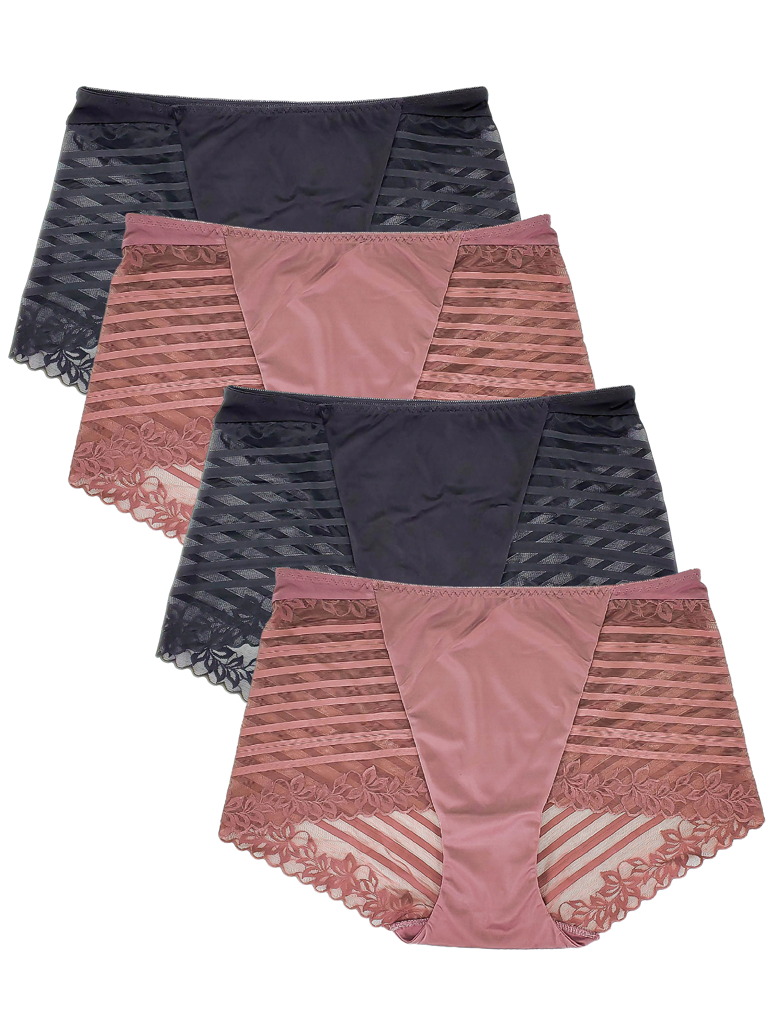 B2BODY Lace Boy Shorts Women's Underwear Small to Plus Size Sexy